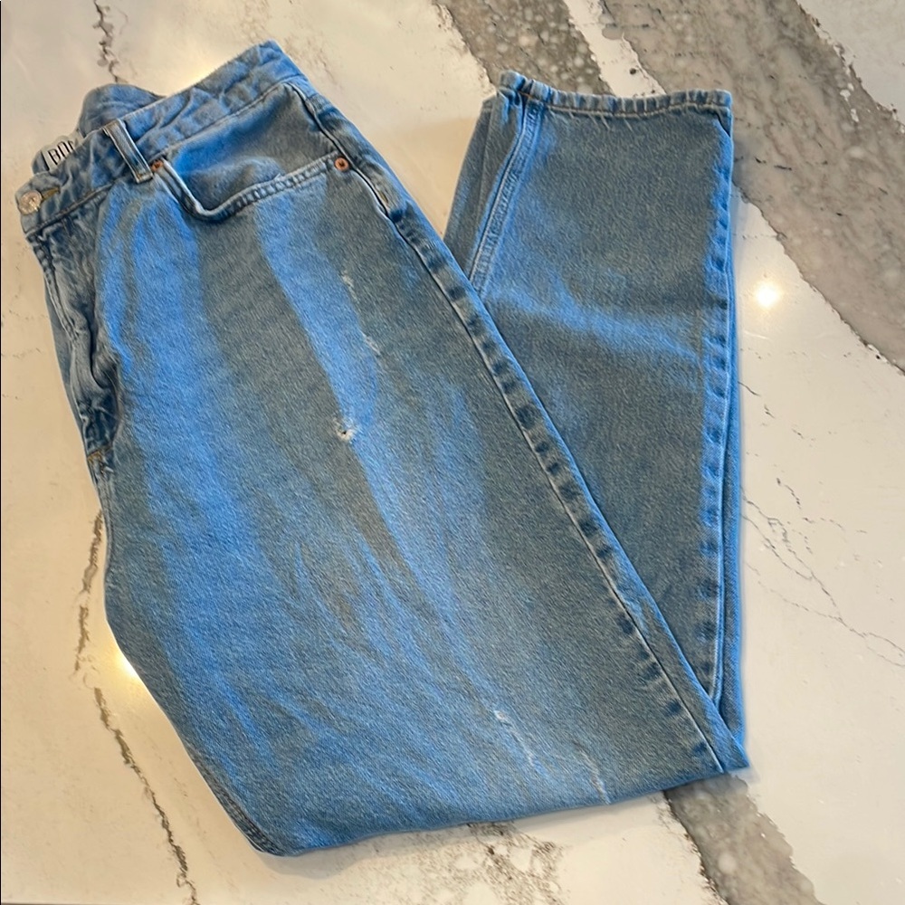 Urban Outfitters BDG MOM High Rise Denim Distressed Jeans 32 - Picture 6 of 8